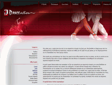 Tablet Screenshot of danceaction.gr